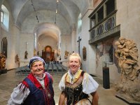 : im Museum der Barock-Kunst. V. l.: Irena Šulková, Terezie JIndřichová